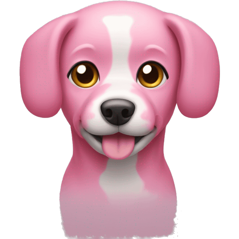 pink dog emoji