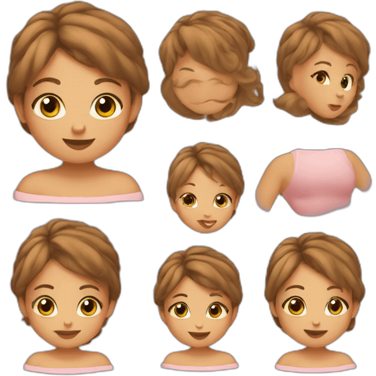 Bébé dans les bras de maman emoji