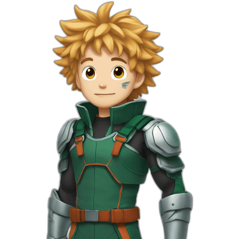 My hero academy deku emoji