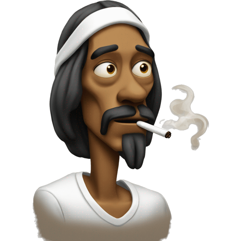 snoop dog smoking emoji