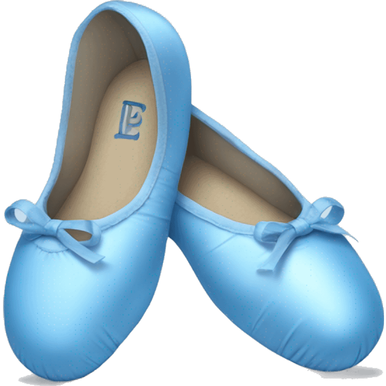 Blue ballet shoes emoji