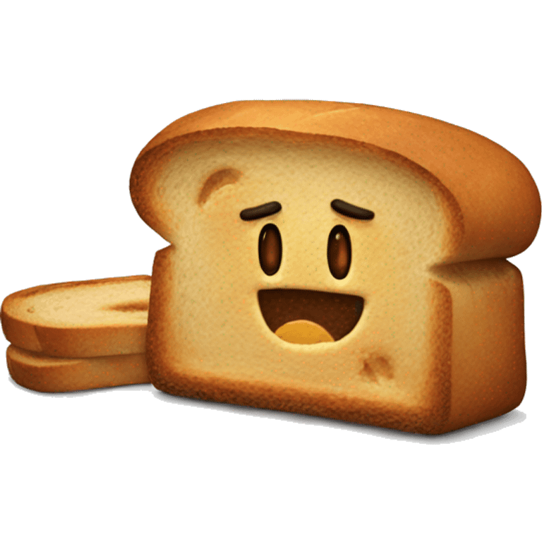 Burnt bread emoji