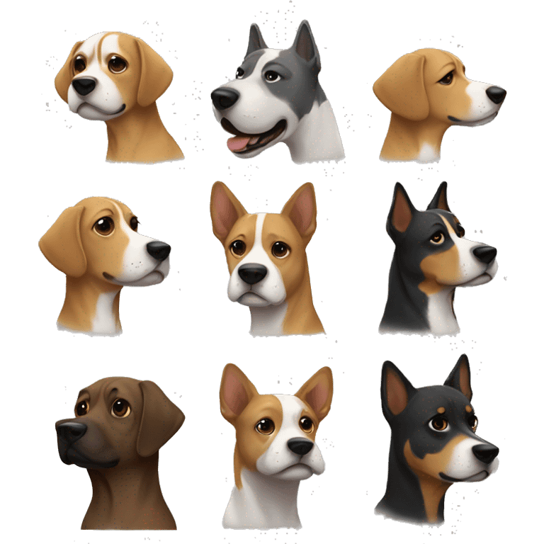 protesta de perros emoji