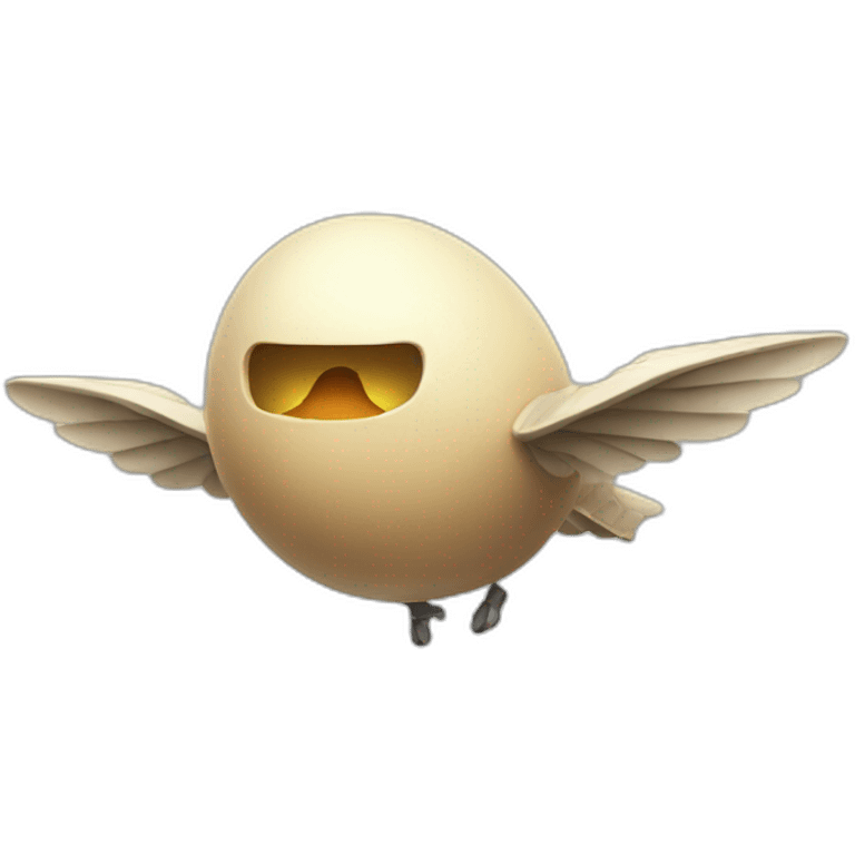 flying eggplan\t emoji