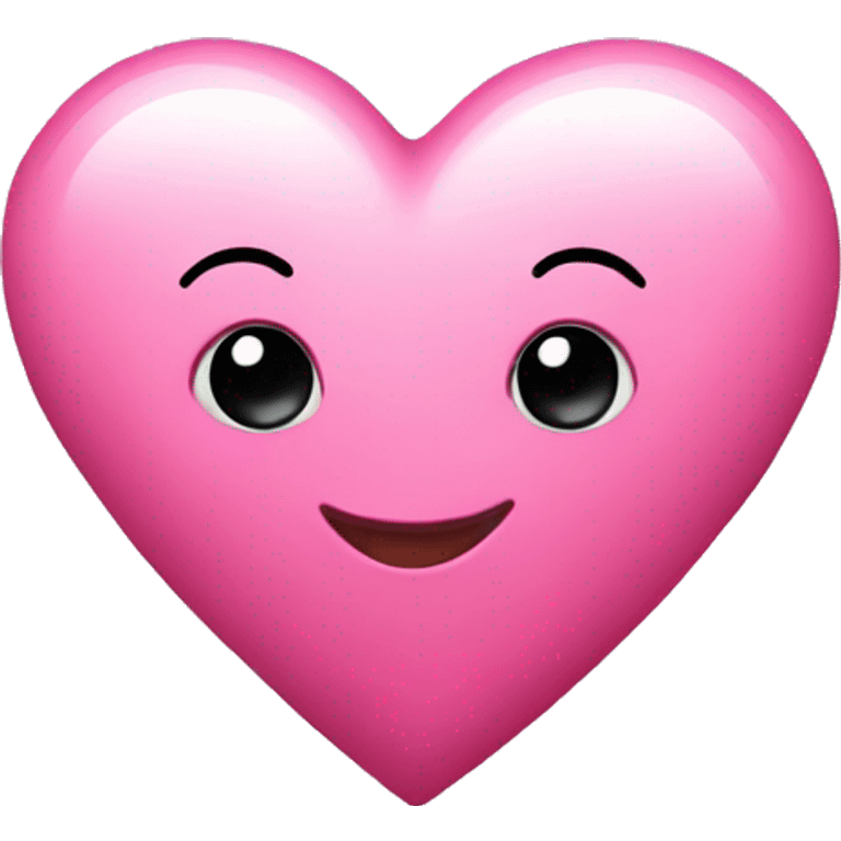 cute pink heart with butterflies around it emoji