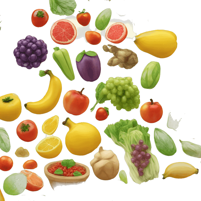 alimentos saludables emoji