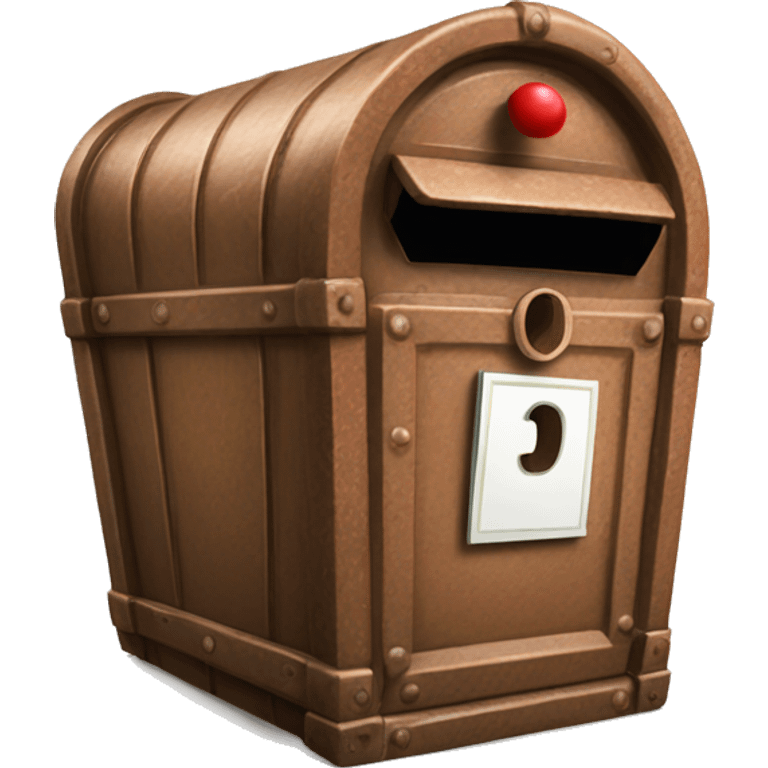 Old letter box Christmas  emoji