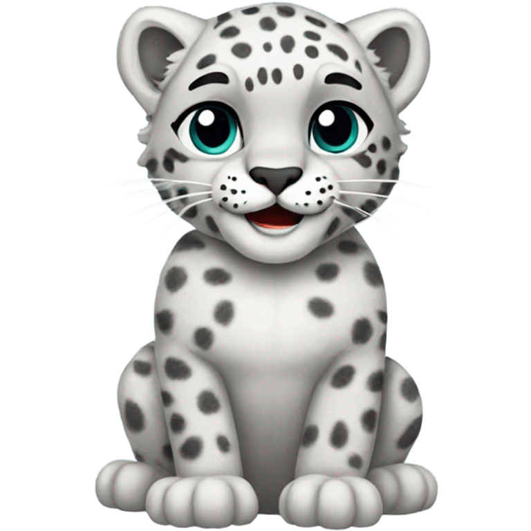 Snow leopard  emoji