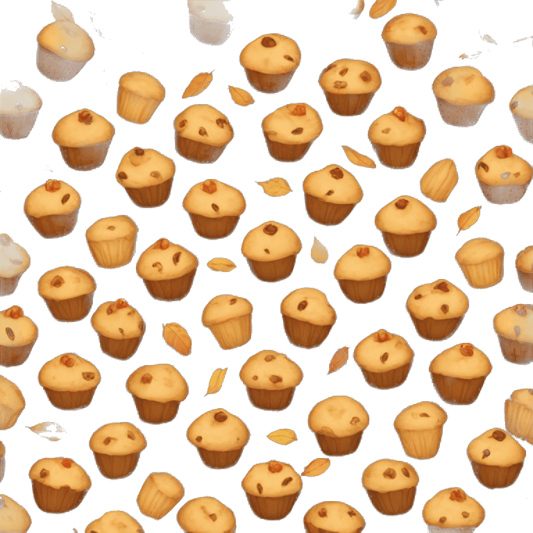 Fall muffin  emoji