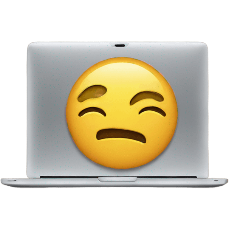 Laptop on a blanket emoji