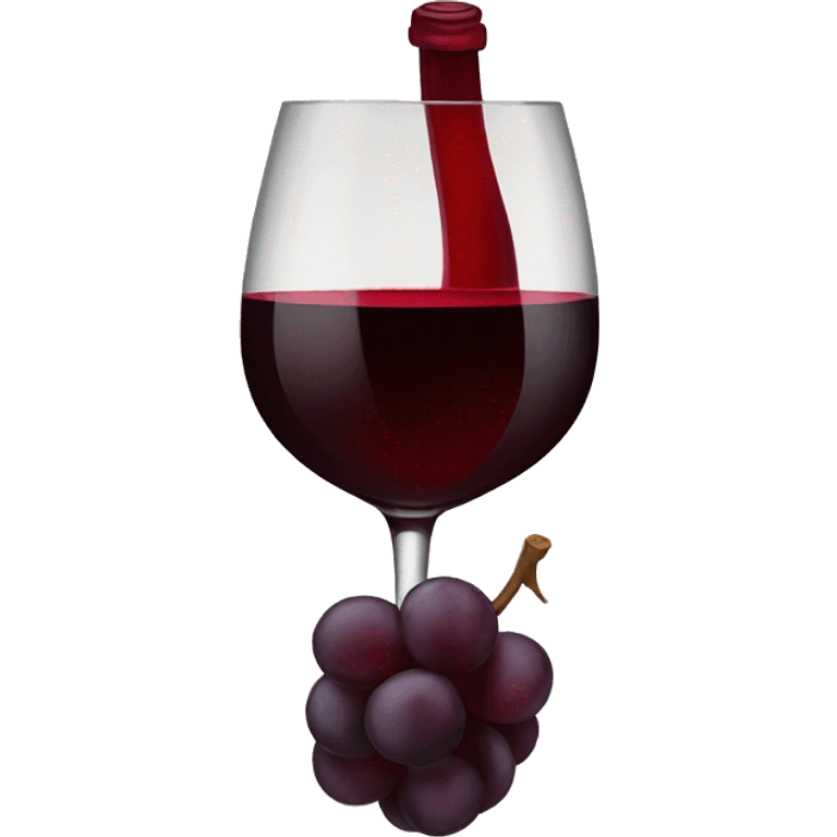 Lazo vino tinto emoji