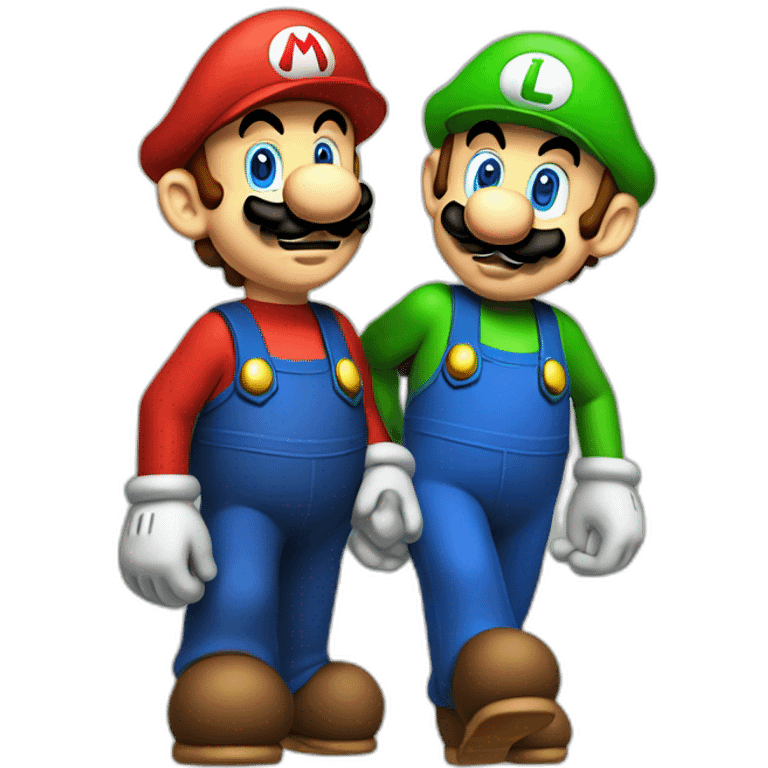 Mario et luigi emoji