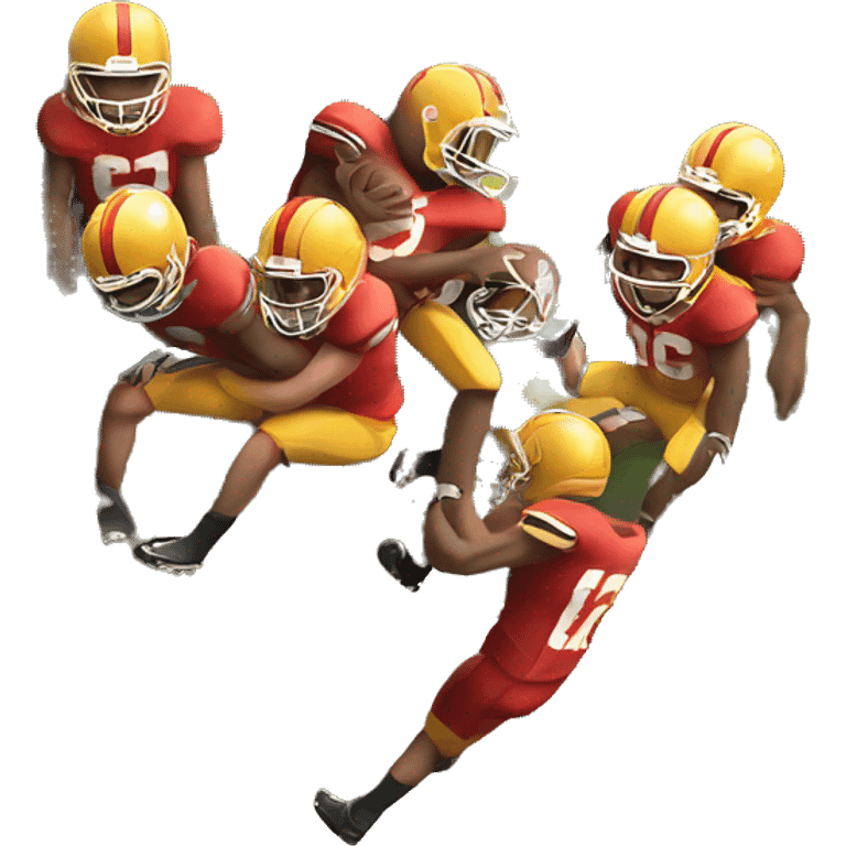 Sad Football team free falling off a cliff emoji