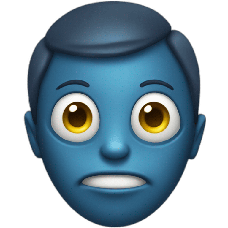 Avatar blue alien character emoji