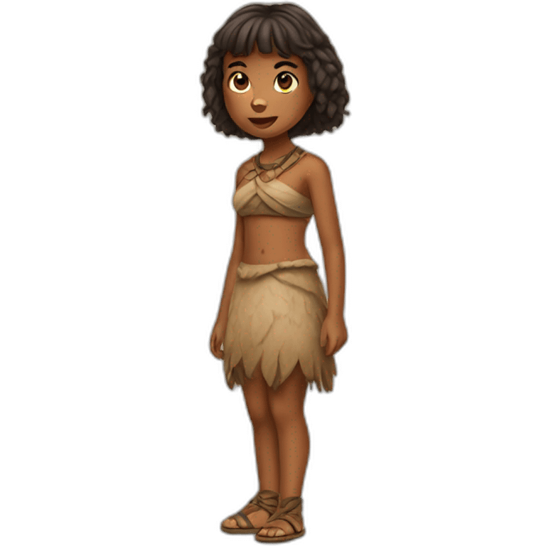 prehistoric girl emoji