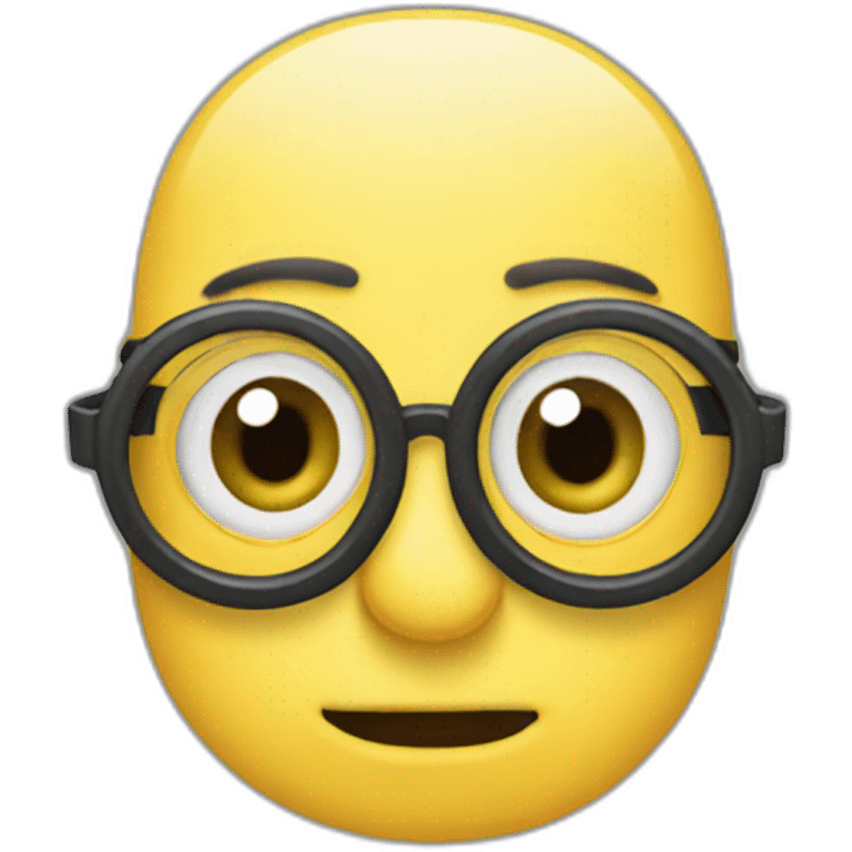 Minion lunettes emoji