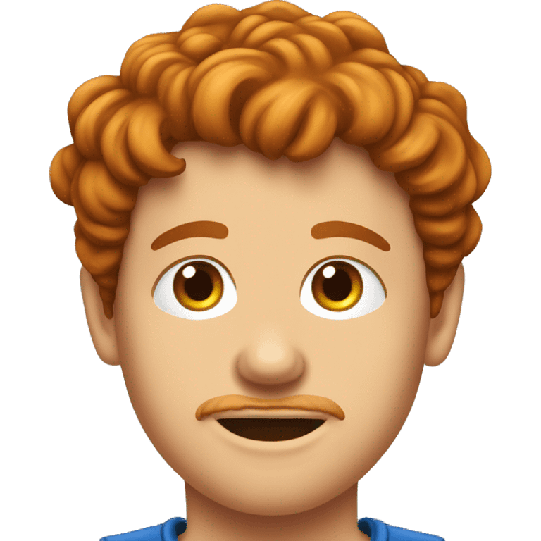 garçon rousse mince avec des taches de rousseur  emoji