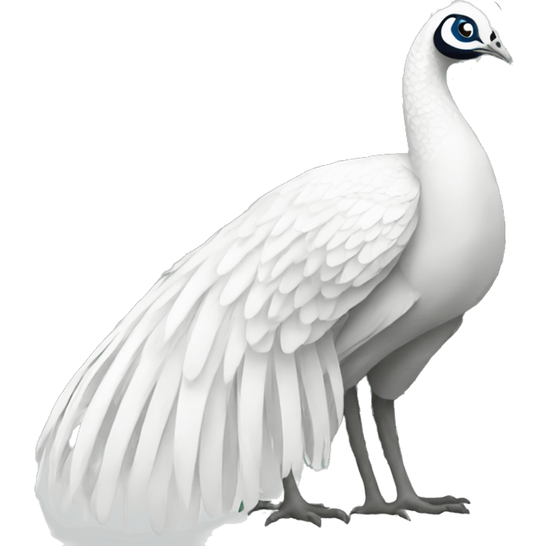 White Peacock emoji