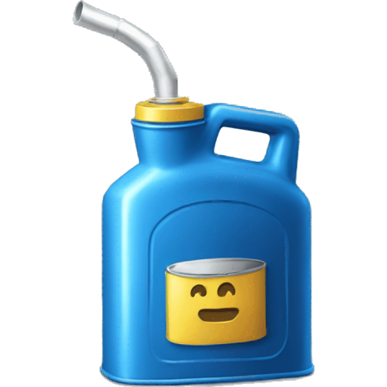 Oil can blue color emoji