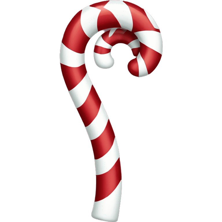 Burgundy candy cane  emoji