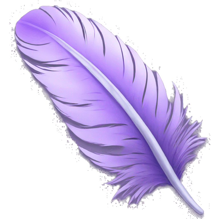 lilac feather emoji