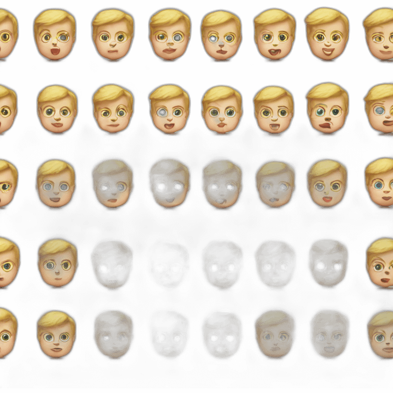 donald trump as a baby including body emoji