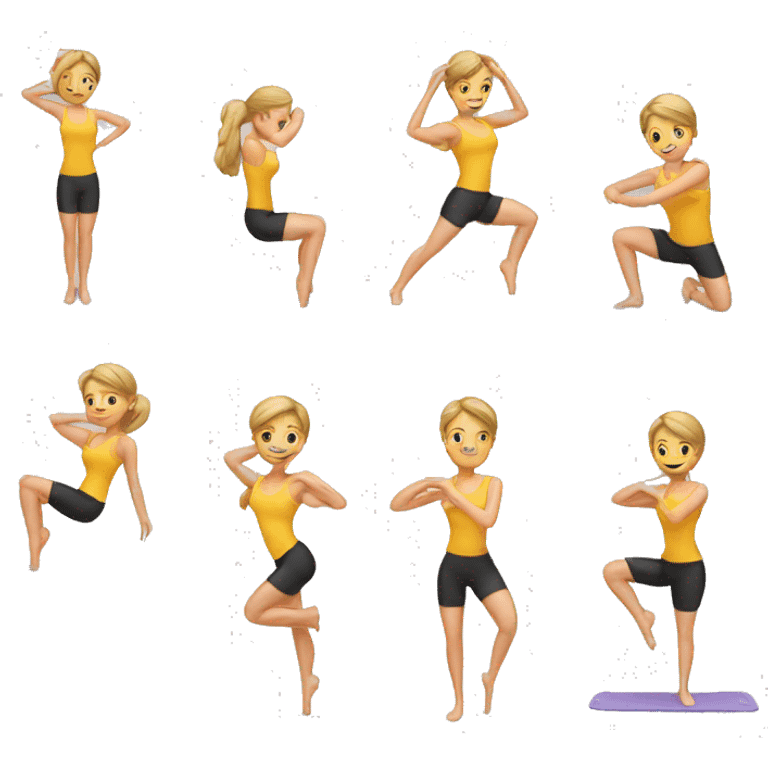 pilates figuras emoji