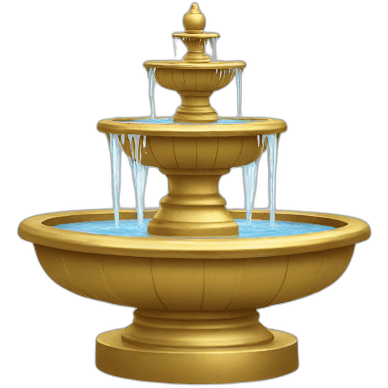 golden fountain emoji