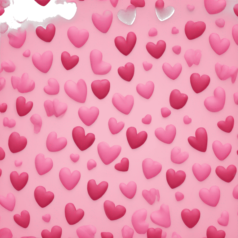 holiday heart pink emoji