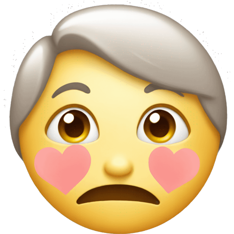 Emoji with kisses on the face emoji