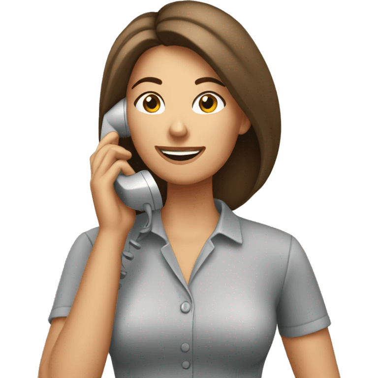 woman talking on the phone emoji