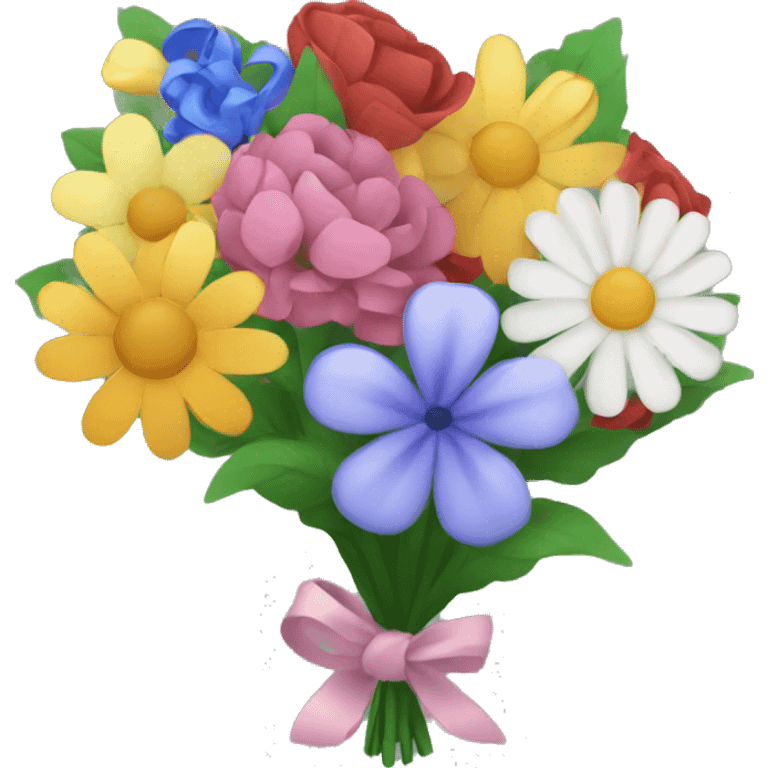 Bouquet of different flowers emoji