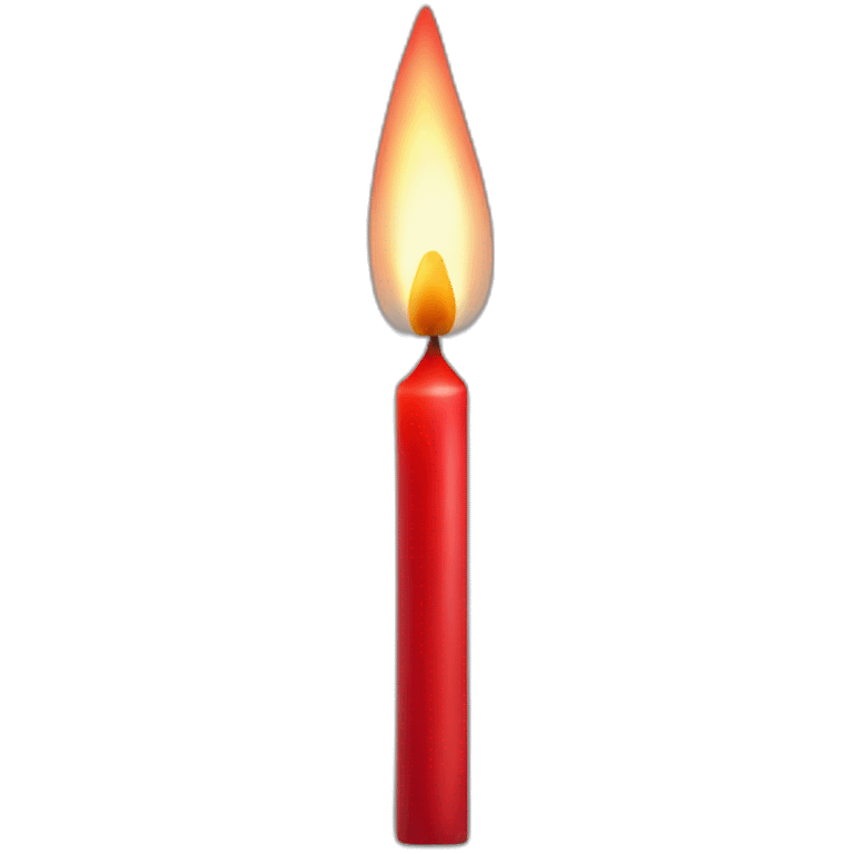 red candle emoji