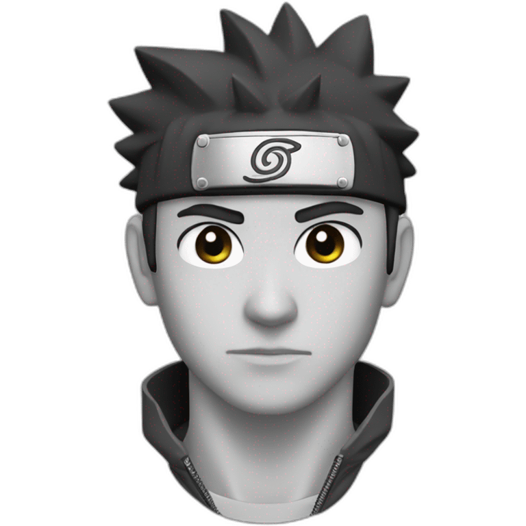 Naruto noir emoji