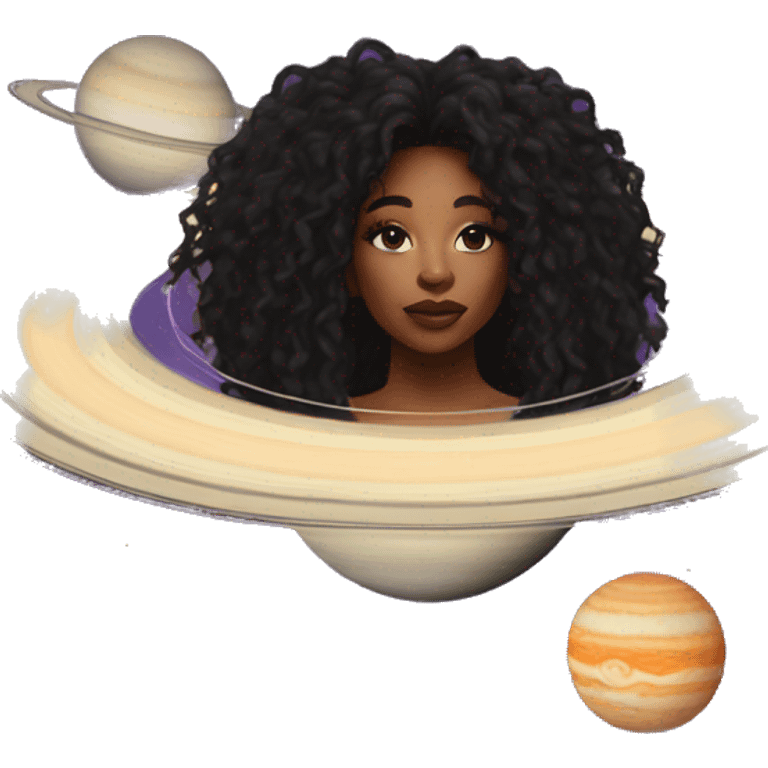 SZA on Saturn emoji