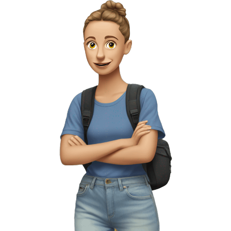 emma chamberlain on a weekend adventure emoji