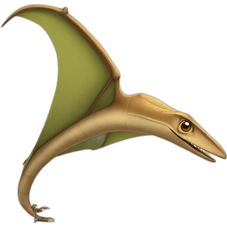 Petrie pterosaur cartoon emoji