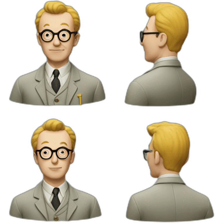 Professor calculus, tintin emoji