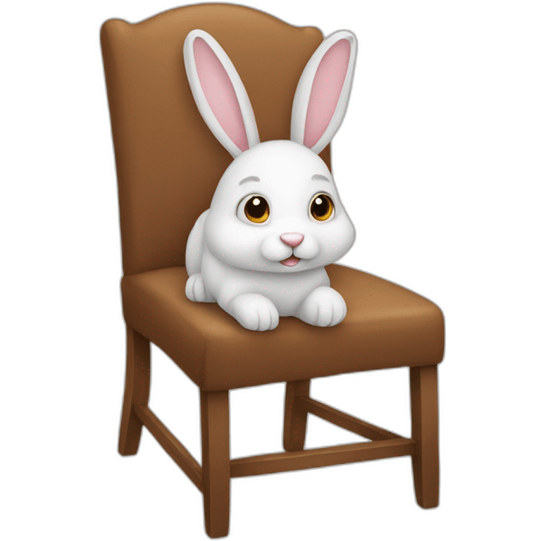 rabbit on a chair emoji