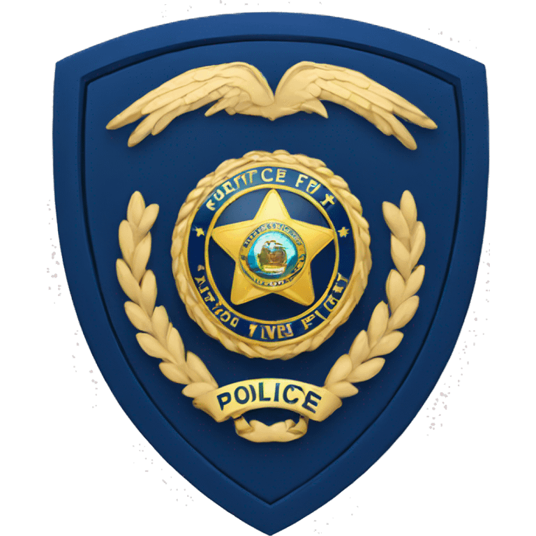 police badge emoji