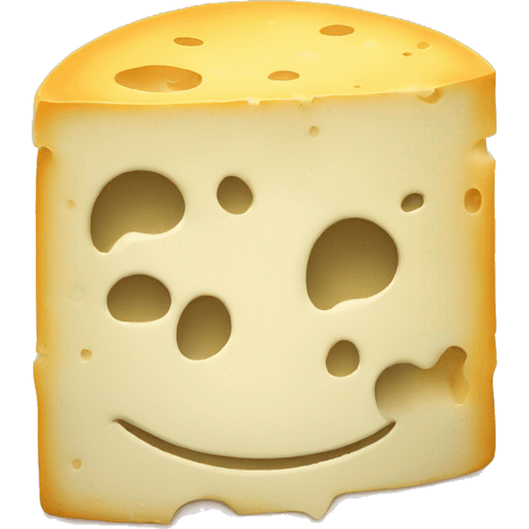 cheese face love emoji