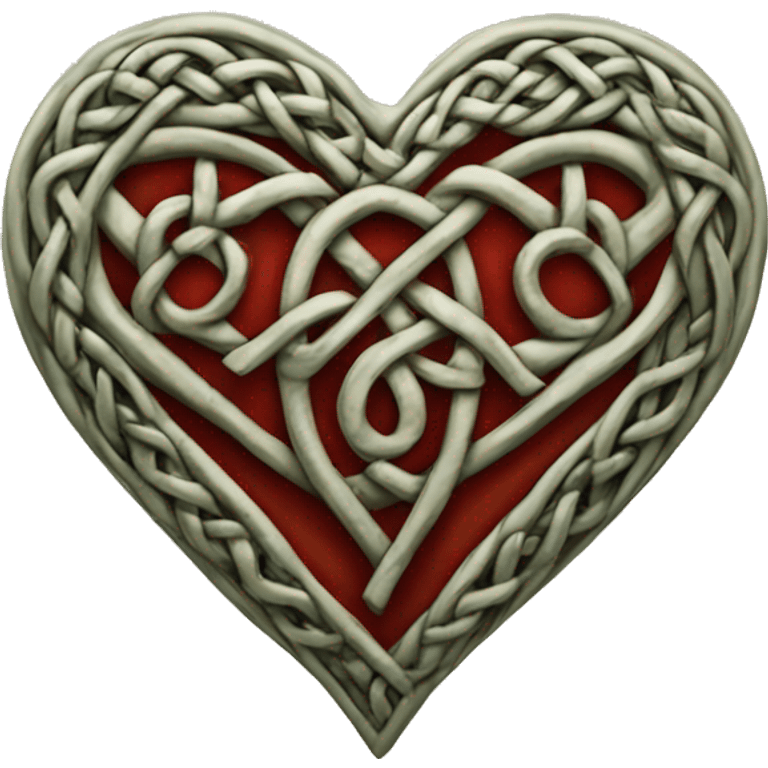  celtic detailed heart emoji