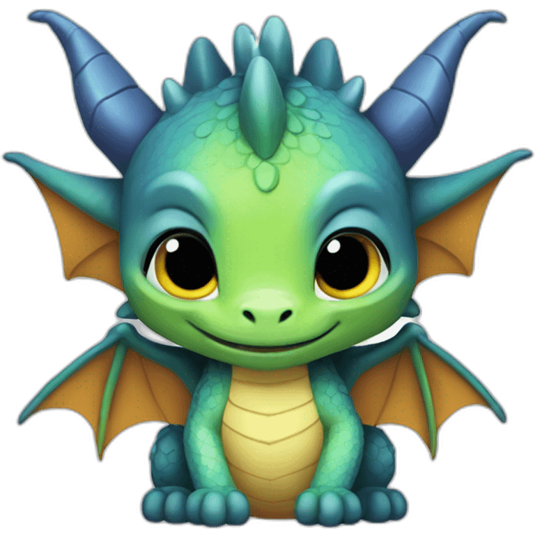 Bébé dragon emoji