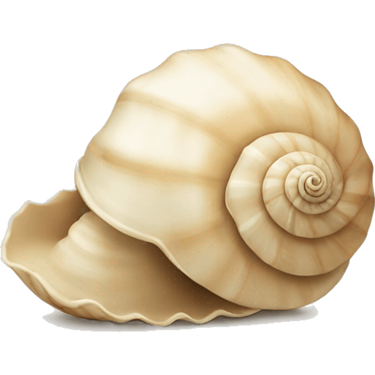 Shell beige  emoji