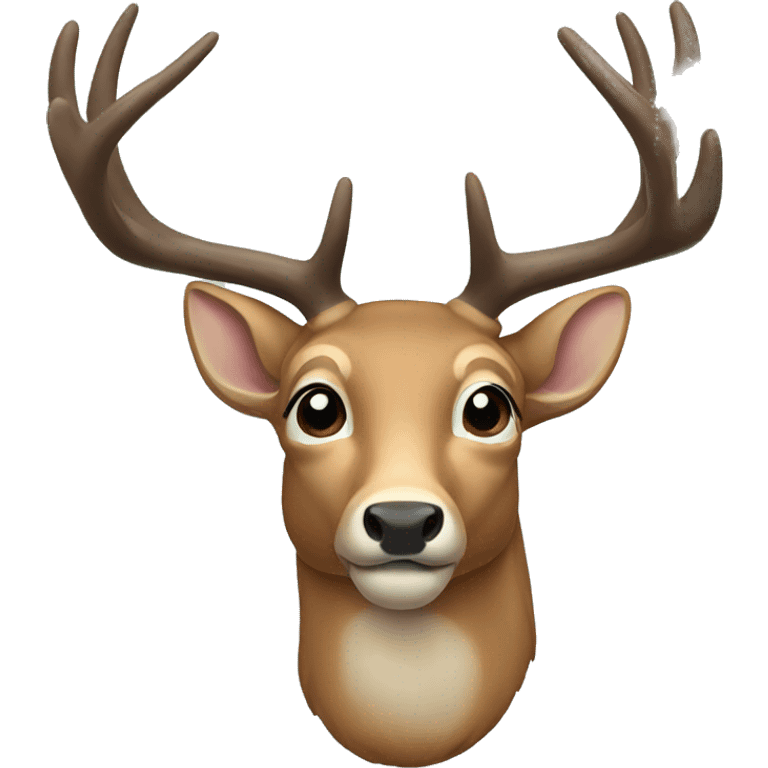 deer head emoji