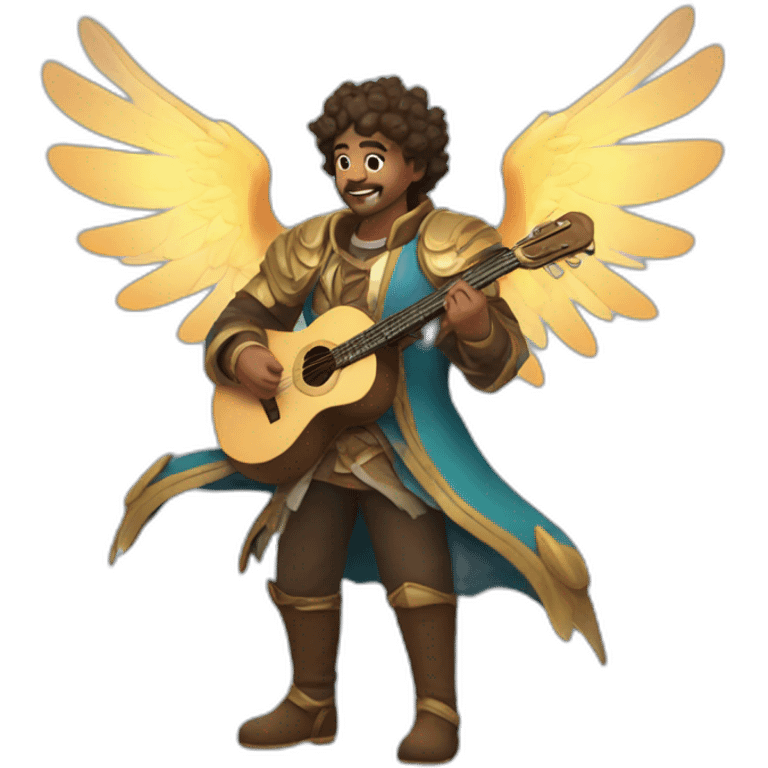 bard with astral wings emoji