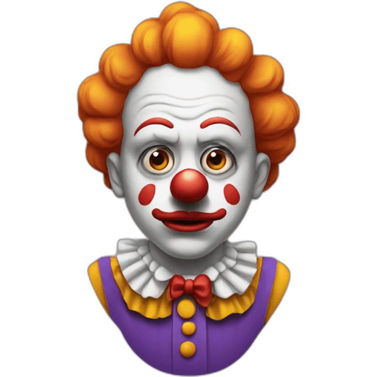 sad clown emoji