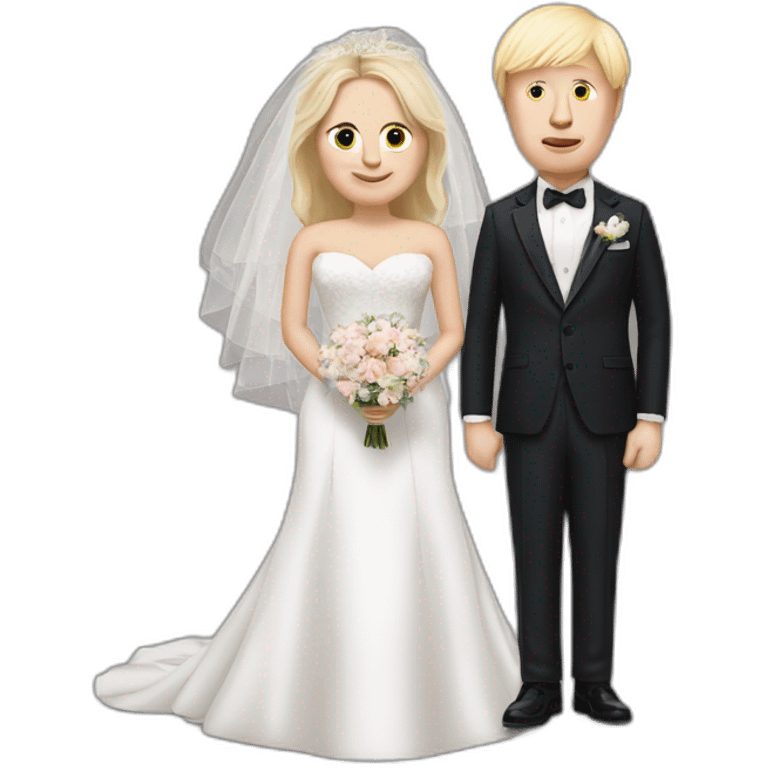 Louie smith and Boris Johnson get married emoji