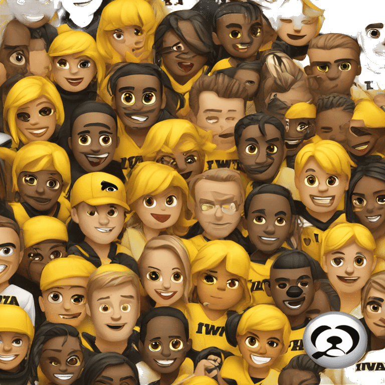 University of Iowa Hawkeyes emoji