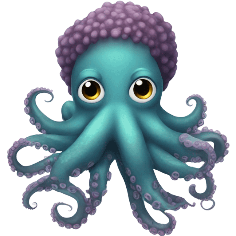 Hairy octopus emoji